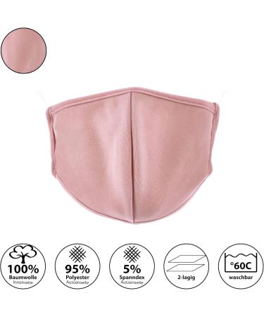 CEPEWA Reusable Cotton Face Masks - 2/3/6 Set Unisex Everyday Masks in University Colors Leopard Camouflage & Unique Motifs - Buy Online on GoSupps.com