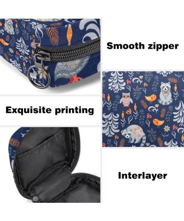 Guantierendiy Sanitary Napkin Storage Bag Raccoon Leaves Pattern Menstrual Cup Pouch Nursing Pad Holder Tampon Bags Feminine Product Pouches Portable Period Kit Bag Color 5 - Buy Online on GoSupps.com