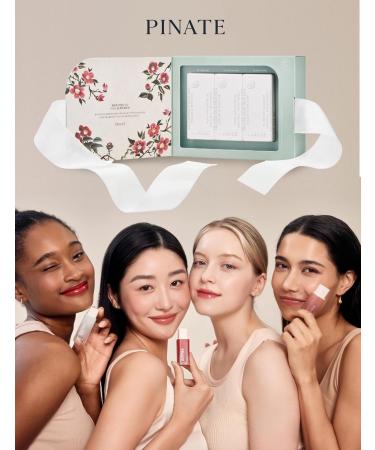 Buy NATURAL LIP OIL Set - Nourishing Glow Lip Care Serum with Camellia Seed Oil | 3-Piece Dohwa Gift Set | International Shipping Available - Buy Online on GoSupps.com