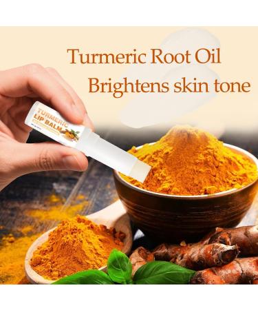 1PCS Turmeric Lip Balm for Dark Lips Lip Lightening For Dark Lips Smoker Lip Balm for Lip Softening & Hydration Help Fade Lip Discoloration 0.17 oz - Buy Online on GoSupps.com