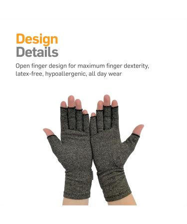 NatraCure Arthritis Compression Gloves - Medium Size for Joint Pain Relief Inflammation & Carpal Tunnel - S M L Available - Shop Now - Buy Online on GoSupps.com