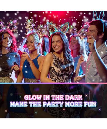 Jerify 100 Pcs LED Cat Ears Headband Bulk - Light Up Hairbands for Women Girls - Colorful Luminous Glow Headbands for Christmas Birthday Party Supplies - Buy Online on GoSupps.com