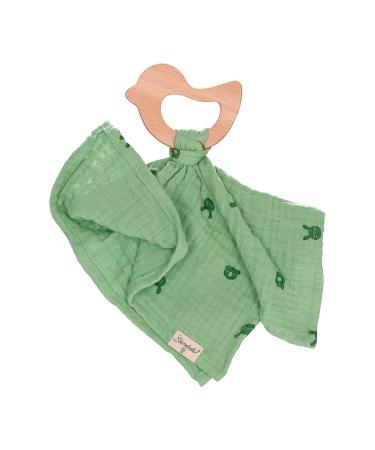 Buy Sterntaler Baby Unisex Cuddling Cloth with Bite Ring Kinni and Kalla - Organic Cuddly Cloth in Medium Green - Perfect for Baby Girls - 1 Pack - Buy Online on GoSupps.com