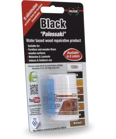 Palessaki Water-Based Wood Furniture Repair Kit - Best Scratch Remover for Wood Surfaces Floors & Furniture Touch-Up (30 ml Black) - International Shipping Available - Buy Online on GoSupps.com