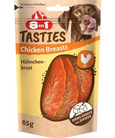 8in1 Tasties Chicken Breasts dog snack - grain-free treats made from delicious chicken breast 85 g - Buy Online on GoSupps.com