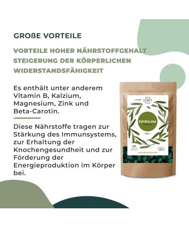 Buy Bio-Spirulina 300 Tablets | 3000mg Pure Spirulina Algae - Detox & Antioxidant Superfood | Vegan & Additive-Free - Buy Online on GoSupps.com