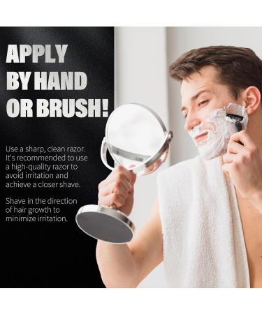 EJW Men's Shaving Cream - Hydrating with Shea Butter & Coconut Oil | Non-Foaming Formula for Soothing Post-Shave Comfort & Razor Burn Protection (5.29oz) - International Shipping Available - Buy Online on GoSupps.com