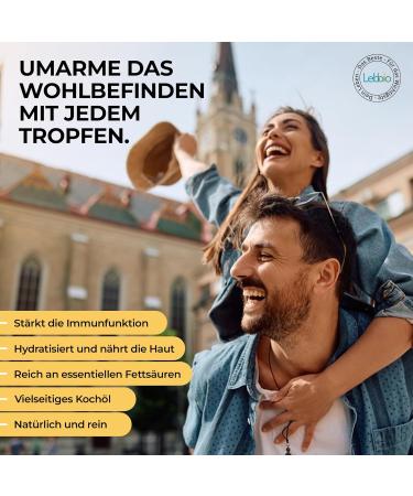  Lebbio Lebbio Safflower Oil 250 ml 100% natural and cold-pressed Native rich in natural vitamin E 100% plant-based v - Buy Online on GoSupps.com