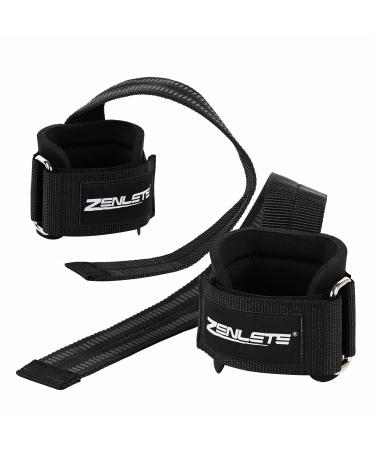Zenlete Profi 2in1 Train aid wrist bandages strength training sports and fitness - lifting straps for bodybuilding weightlifting and strength sport in the Gym - Train aid for women and men black - Buy Online on GoSupps.com