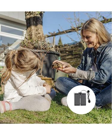 KABASI Reptile Heating Pad with Temperature Adjustment Waterproof Reptile Heat Mat Under Tank Pad for Reptiles Tortoise Snakes Lizard Gecko Hermit Crab Turtle Amphibians (20W 16.5x11 IN) - Buy Online on GoSupps.com