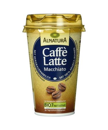 Alnatura Organic Coffee Drink Caff Latte Macchiato pack of 8 (8 x 230 g)