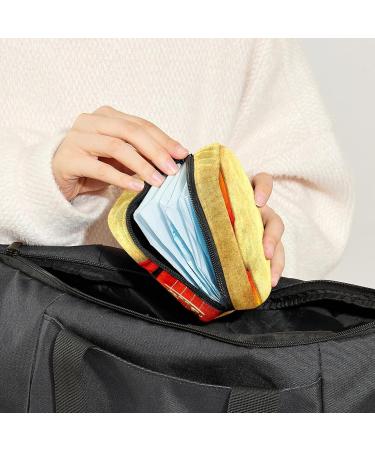 Vintage Violin Period Bag - Sanitary Napkin Storage & Makeup Travel Pouch - Buy Online on GoSupps.com