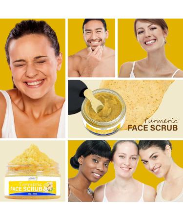 Shop Turmeric Scrub for Face & Body - Natural Vitamin C Skin Care | Hydrate & Cleanse for All Skin Types - Buy Online on GoSupps.com