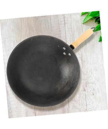 Zerodeko Wok Nonstick Frying Pan Nonstick Cookware Nonstick Skillet Pan Mini Food Metal Grilling Stir Fry Skillet Mini Accessories Seafood Pan Uncoated Work Iron Noodle Cooker - Buy Online on GoSupps.com