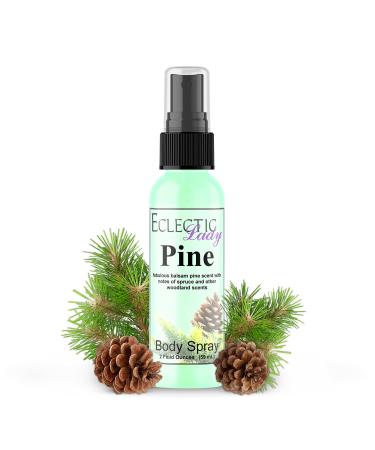 Pine Body Spray (Double Strength) 2 ounces Body Mist for Women with Clean Light & Gentle Fragrance Long Lasting Perfume with Comforting Scent for Men & Women Cologne with Soft Subtle Aroma For Double Strength 2 Fl Oz (Pack of 1)