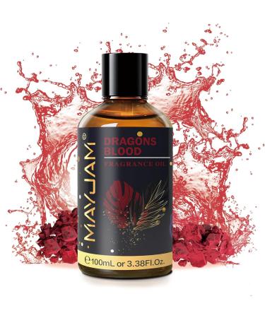 MAYJAM Dragon's Blood Oil 100ml - Premium Fragrance Oil for Essential Oils Diffuser & Aromatherapy - Perfect for Home & Oil Burner - Buy Online on GoSupps.com