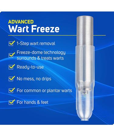 Cryogenic Wart Remover Freeze | Care Science 8 Applications for Common Warts on Hands, Elbows, Knees & Plantar Warts on Feet - Buy Online on GoSupps.com