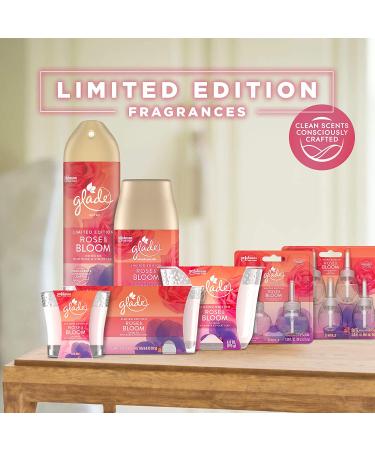 Glade PlugIns Rose & Bloom Air Freshener Refills - 5 Count Pack, 3.35 Fl Oz - Scented Essential Oils for Home & Bathroom - Buy Online on GoSupps.com