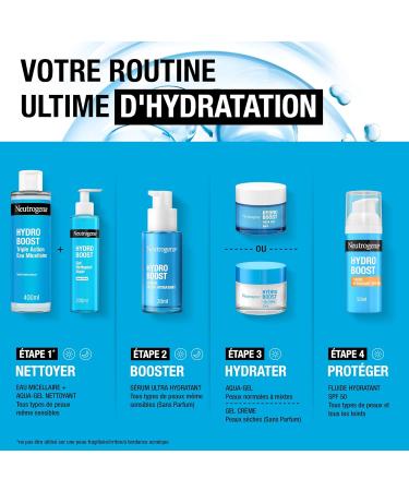 Neutrogena | Hydro Boost Ultra Hydrating Serum (30 ml pump bottle) Facial treatment with hyaluronic acid amino acids and electrolytes Lightweight fast-absorbing serum - Buy Online on GoSupps.com