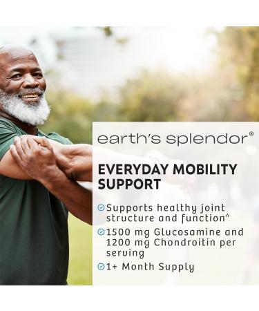Earth's Splendor Glucosamine HCI 1500 mg Chondroitin Sulfate 1200 mg Supplement for Men & Women Supports Joint Health Supports Daily Joint Function (120 Capsules 1+ Month Supply) Glucosamine & Chondroitin - Buy Online on GoSupps.com