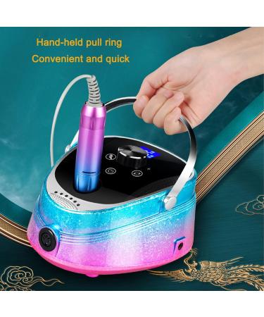 CYzpf Professional Rechargeable 35000 RPM Nail Drill Portable Electric Nail Drill E File Electric Nail File for Gel Nails Manicure Pedicure Polishing Shape Tools with Nail Drill Bits A One Size - Buy Online on GoSupps.com