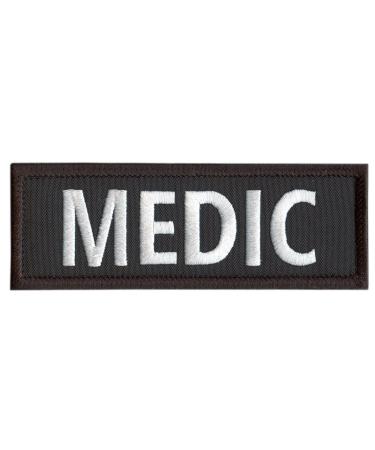 Medic 5"x2" EMT EMS Paramedic Body Armor Tactical Embroidered Nylon Fastener Patch