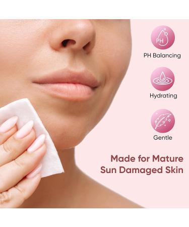 Rejuvenating Rose Toner Spray 8oz - Alcohol-Free pH Balancing Face Toner for Mature & Sun Damaged Skin | Gentle Hydrating Daily Skin Care | Made in France - Buy Online on GoSupps.com