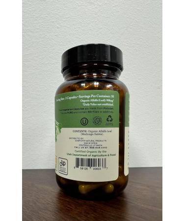 Organic Kelp Powder 8oz & Pure Alfalfa Leaf 100 Capsules Bundle - Buy Online on GoSupps.com