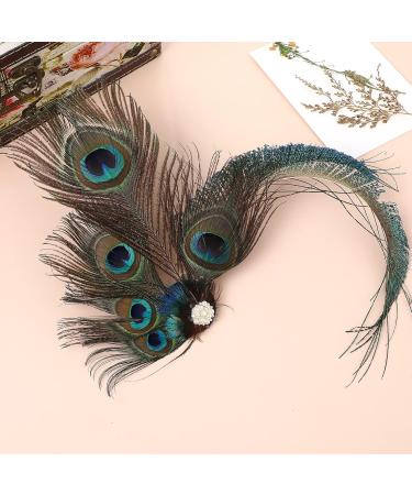 LALAFINA Barrette Jeweled Headbands for Women Peacock Fascinator Bride Headpieces for Wedding Facinator Peacock Fascinators for Women Bridal Headpiece Bridal Headdress Hair Miss - Buy Online on GoSupps.com