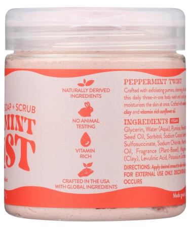 PACHA SOAP Peppermint Twist Whipped Soap 8 OZ - Refreshing and Nourishing Body Wash - Buy Online on GoSupps.com