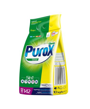 PUROX UNIVERSAL Washing Powder (142 Washes) for Colored and White Textiles 10 kg Bag