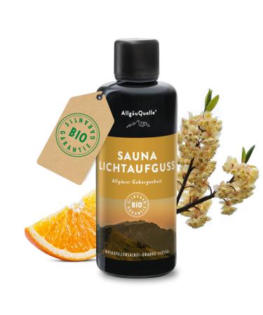Allg uQuelle Sauna fragrance infusion with 100% organic oils security orange clary sage litsea 100ml - Buy Online on GoSupps.com