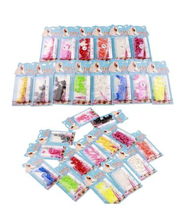 Pet Nail Caps - Anti-Scratch Medium Size Rose Red 20 Pack | International Shipping Available - Buy Online on GoSupps.com