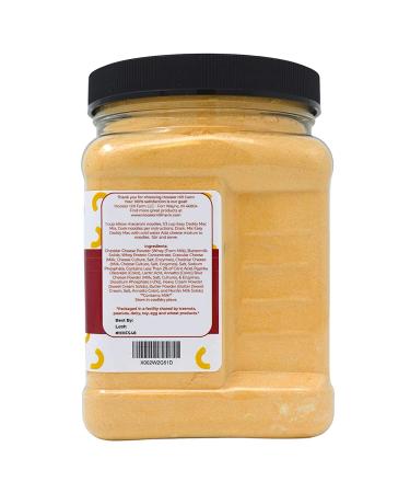 Hoosier Hill Farm Daddy Mac Mix - 1 Pound Pack - Real Butter & Milk - Just Add Water Macaroni & Cheese Powder - Buy Online on GoSupps.com