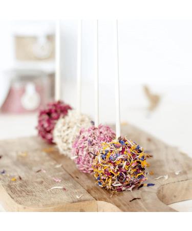 Rosie Rose Edible Blossom Mix - 10g Dried Flower Mix with Rose Cornflower & Marigold | Perfect for Cake Decoration Tea Cupcakes & Salads - Buy Online on GoSupps.com