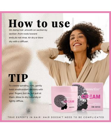 Immetee Curl Defining Cream - Frizz Control for Wigs & Natural Hair | 250g | Curls Hair Cream International Shipping - Buy Online on GoSupps.com