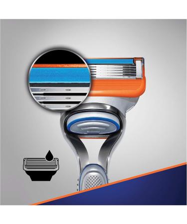 Buy Gillette Fusion Razor Blades 10 Pack + Razor for Men - International Shipping Available - Buy Online on GoSupps.com