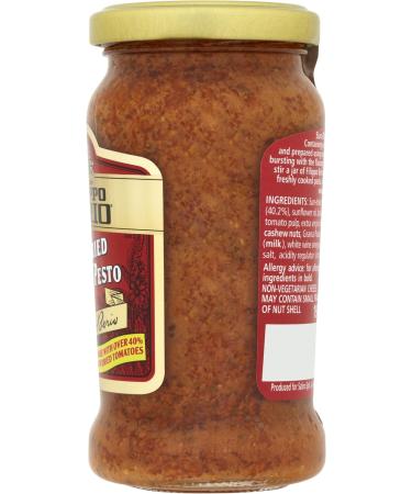 Filippo Berio Sun Dried Tomato Pesto 190g - Authentic Italian Pesto - Pack of 1 - Buy Online on GoSupps.com