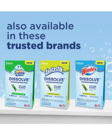 Windex Dissolve Concentrated Glass Cleaner Refill Pods - Pack of 3 - Buy Online on GoSupps.com