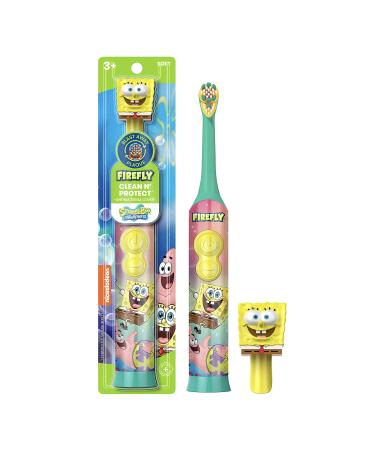 Firefly Clean N' Protect Spongebob Power Toothbrush, 1 Count(Pack of 1)