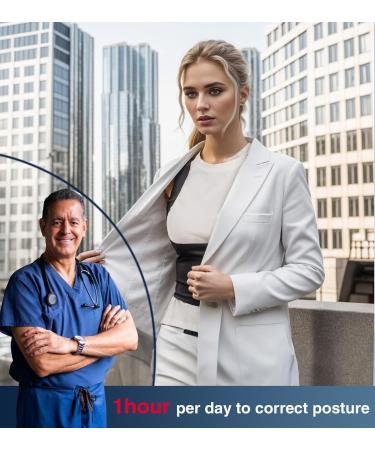 Adjustable Back Posture Corrector for Men & Women | Scoliosis Brace & Pain Relief - Buy Online on GoSupps.com