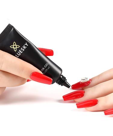 Bluesky Decor Gel Nail Art Glue 8g - Strong Adhesive for Gems, Rhinestones, and Sequins - Long Lasting Clear Gel Polish - Nail Art Accessories - Buy Online on GoSupps.com