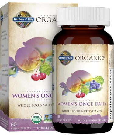 Garden of Life Organics Extra Strength 60 Tablets Turmeric & 60 Tablets Women's Once Daily Whole Food Multivitamin - Buy Online on GoSupps.com