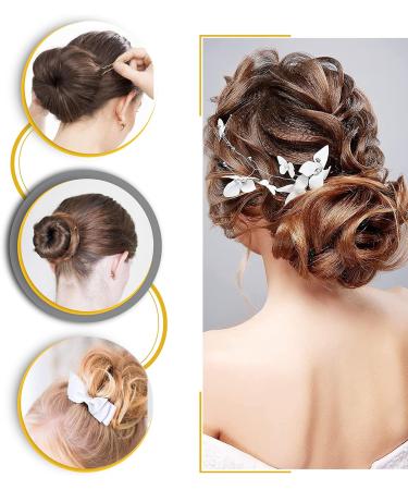 Duxwa 310 Pcs Brown & Blonde Hair Pins and Grips Set with Hair Bands and Comb - Ideal for Bun Styling and Thick Hair Types - Buy Online on GoSupps.com