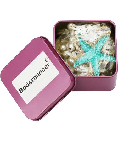 Ocean Acrylic Starfish Shell Headband with Rose Flowers - Mermaid Hair Accessories - Buy Online on GoSupps.com