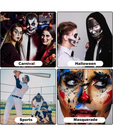  AOMIG Aomig Body Pencil Paint Stick Makeup Sticks for Face and Body Halloween Body Art Party Makeup (Red) - Buy Online on GoSupps.com