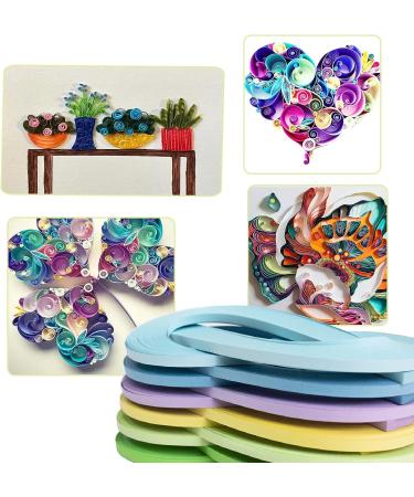 36 Colors 4320 Strips Paper Quilling Set - 5mm x 54cm DIY Art & Craft Strips - Buy Online on GoSupps.com