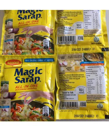 Maggi Magic Sarap All-in-One Seasoning 8g 12pc by N/A Foods by Magic Sarap Seasoning - Buy Online on GoSupps.com