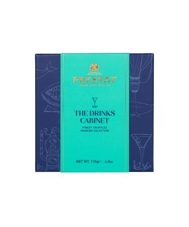 The Cocktail Tipple Collection 9 Chocolate Truffles with Liquor Filling: Gin Whisky and Rum 115 Grams / 4 Oz
