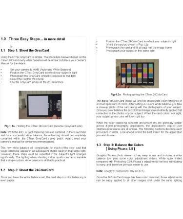 CameraTrax 24ColorCard-2x3 with White Balance and User Guidebook - Color Accuracy Tool for Photography - Buy Online on GoSupps.com